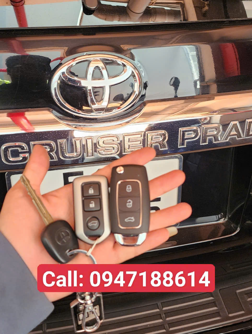 Chìa khóa Điểu Khiển Remote Xe Toyota Land Cruiser Prado