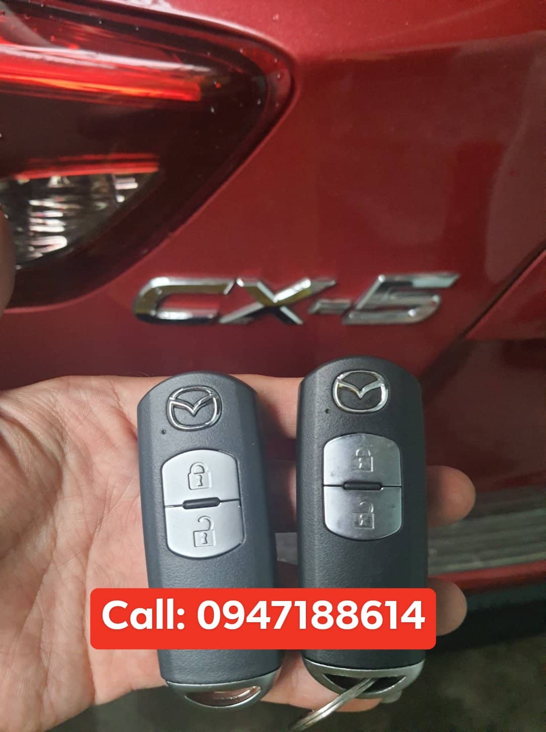 Chìa Khóa Thông Minh Mazda CX5 2 nút 