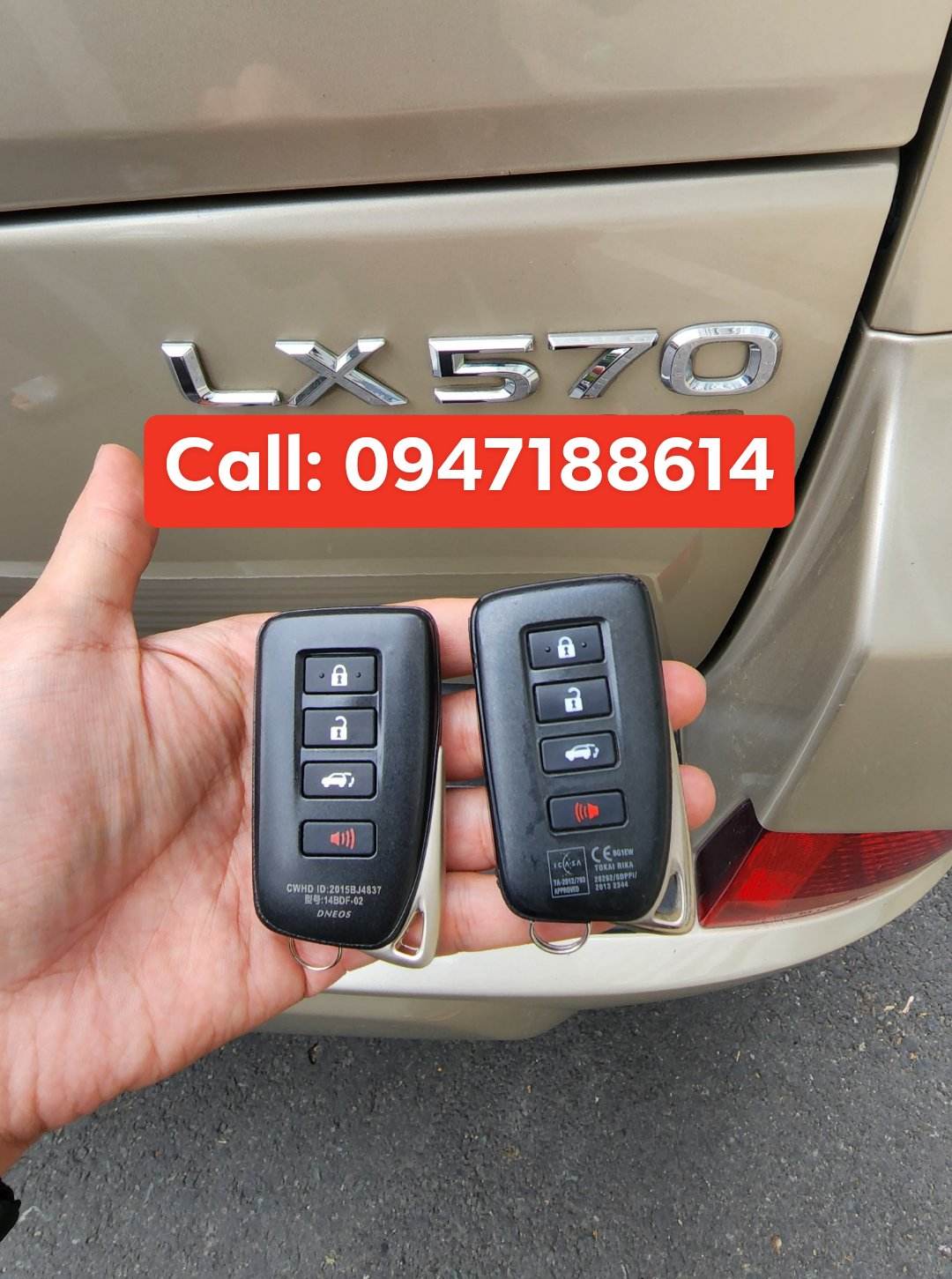 Chìa khóa Thông Minh Xe Lexus LX 570