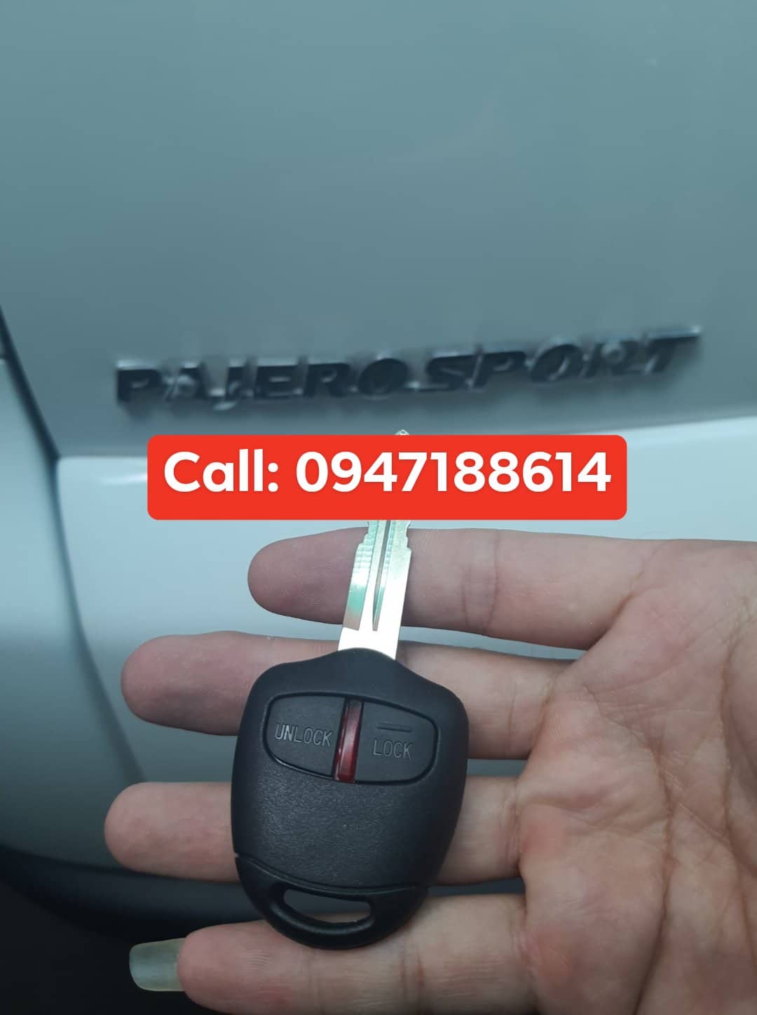 Chìa khóa Remote Điều khiển Xe  Mitsubishi Pajero Sport